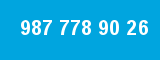 987 778 90 26